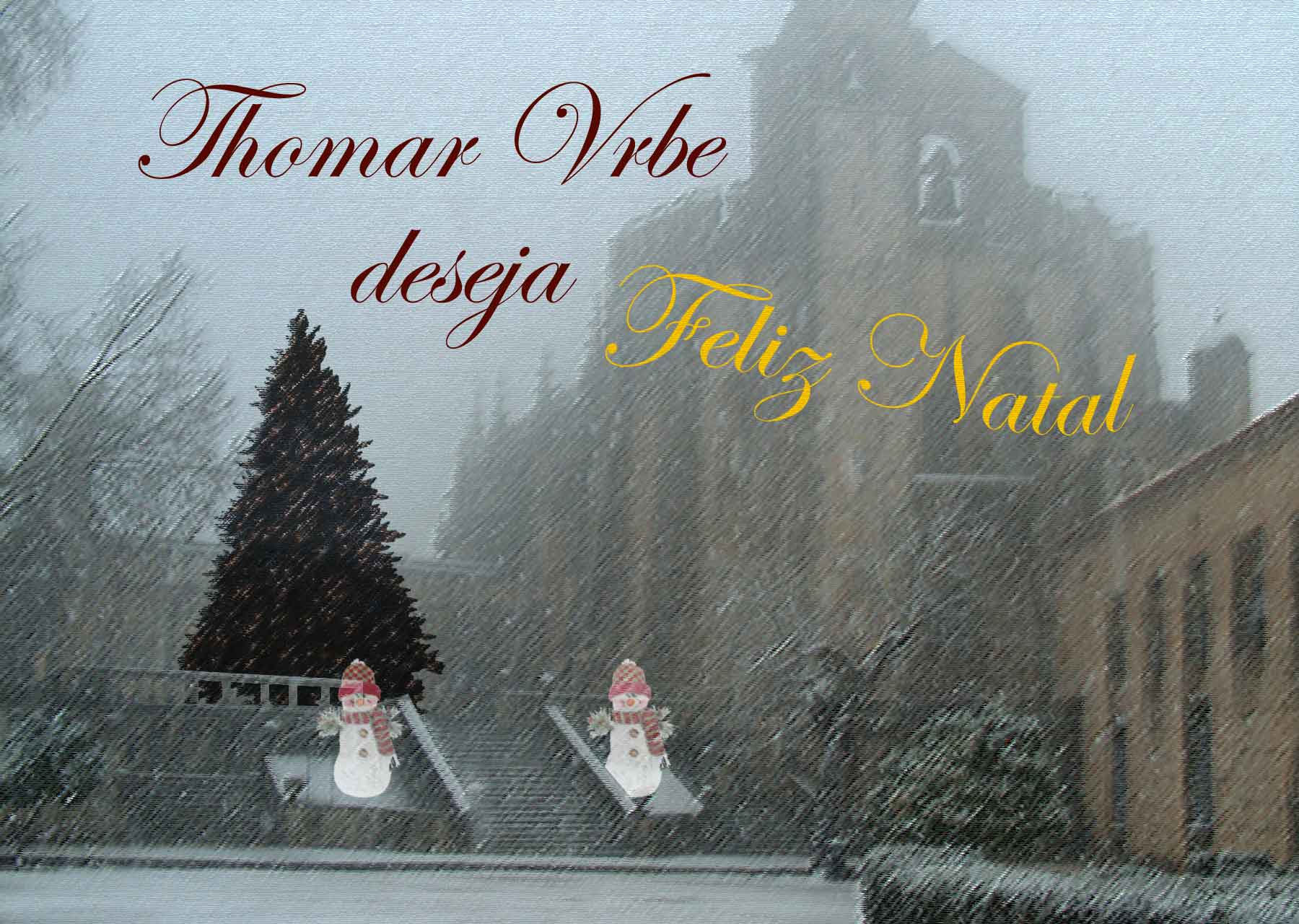 A Plataforma Thomar Vrbe Deseja a Todos Vós um Santo e Feliz Natal!
