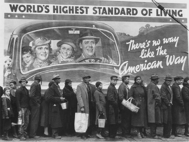 Sopa dos pobres durante a Grande Depressão