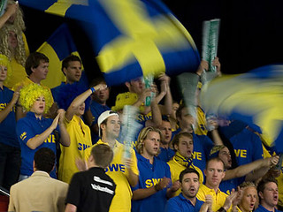 Os fãs suecos apoiaram incondicionalmente os seus atletas, mas a passagem à final parece já uma miragem.