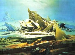 'Wreck of the hope' de Caspar David Friedrich