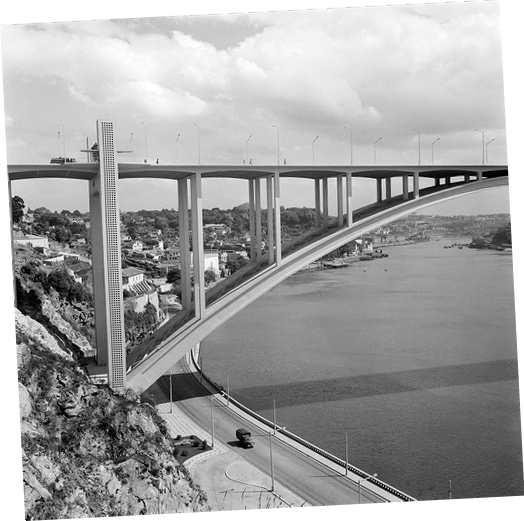 Ponte da Arrabida, Porto (H. Novais, post. 1963)