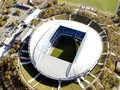 Vista aérea do estádio