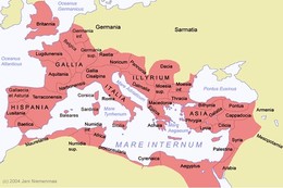 A divisão provincial do Império Romano