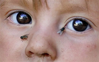 Estes olhos apreensivos, são de uma menina iraquiana. Será que tem Natal?